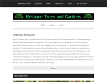 Tablet Screenshot of brisbanetrees.com.au
